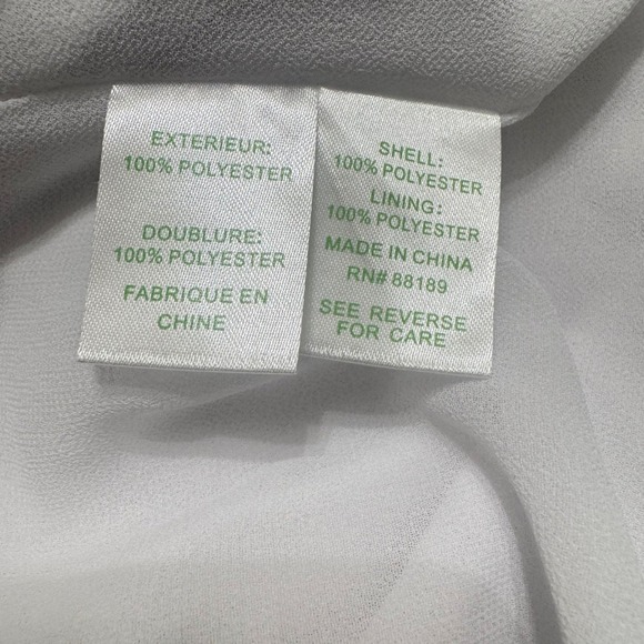 Lilly Pulitzer Caridee Maxi Dress Womens L White Tassel Strapless Tiered - Picture 10 of 11